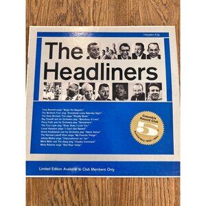 The Headliners Vinyl Record By Columbia Record Club Limited Edition LP 1955-1960